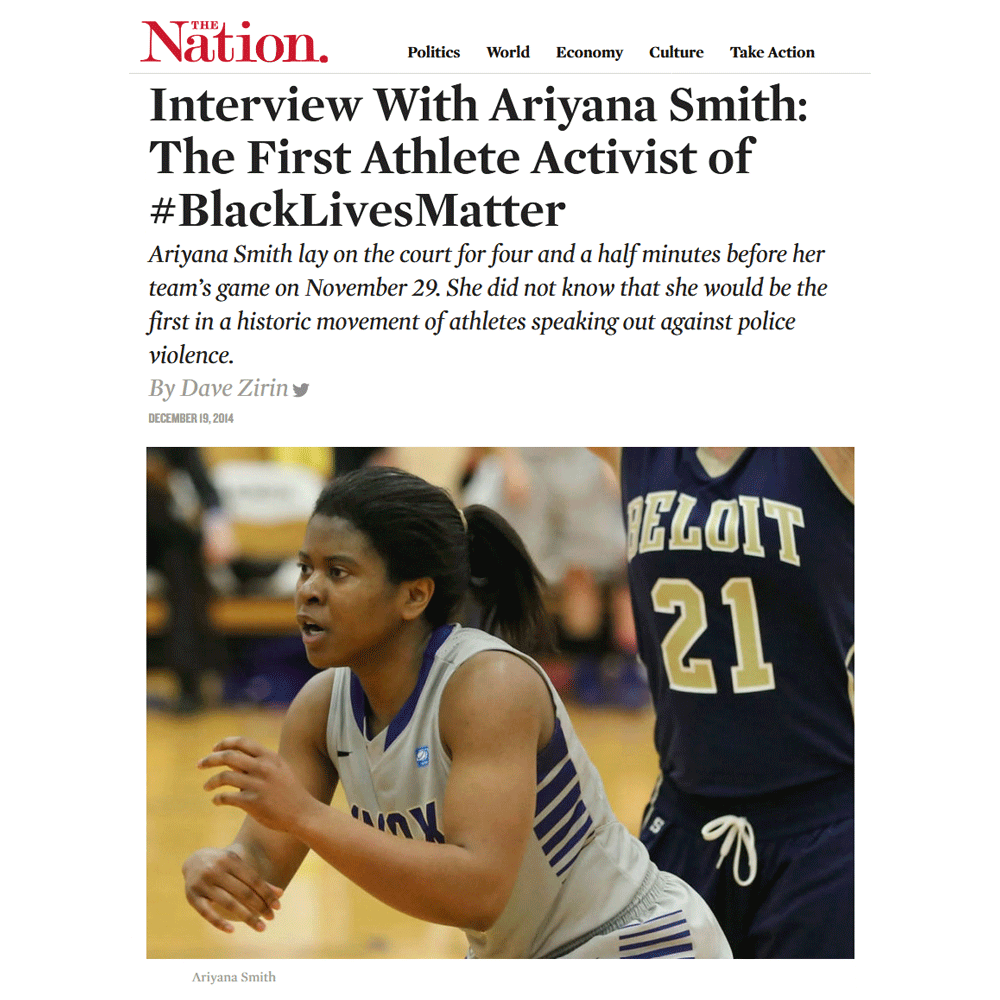 Ariyana Smith news article.