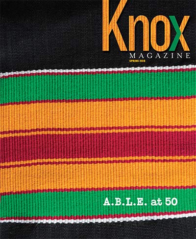 Knox Magazine Spring 2018 Cover