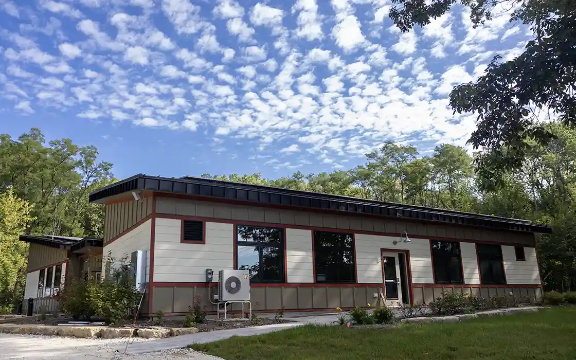 The Knight Living Learning Center at Green Oaks.