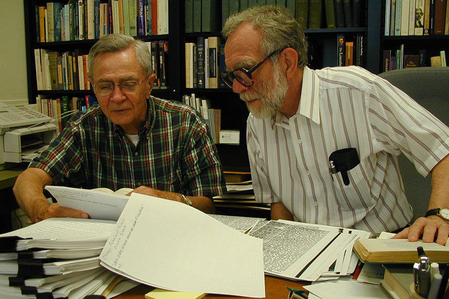Rodney Davis, Douglas Wilson, in the Lincoln Studies Center