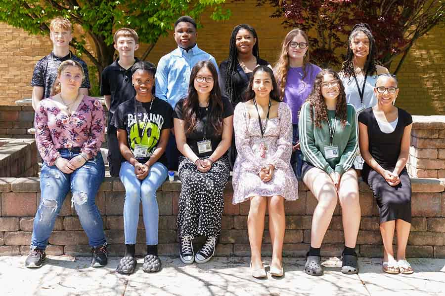 Picture of 12 new Gale Scholars together