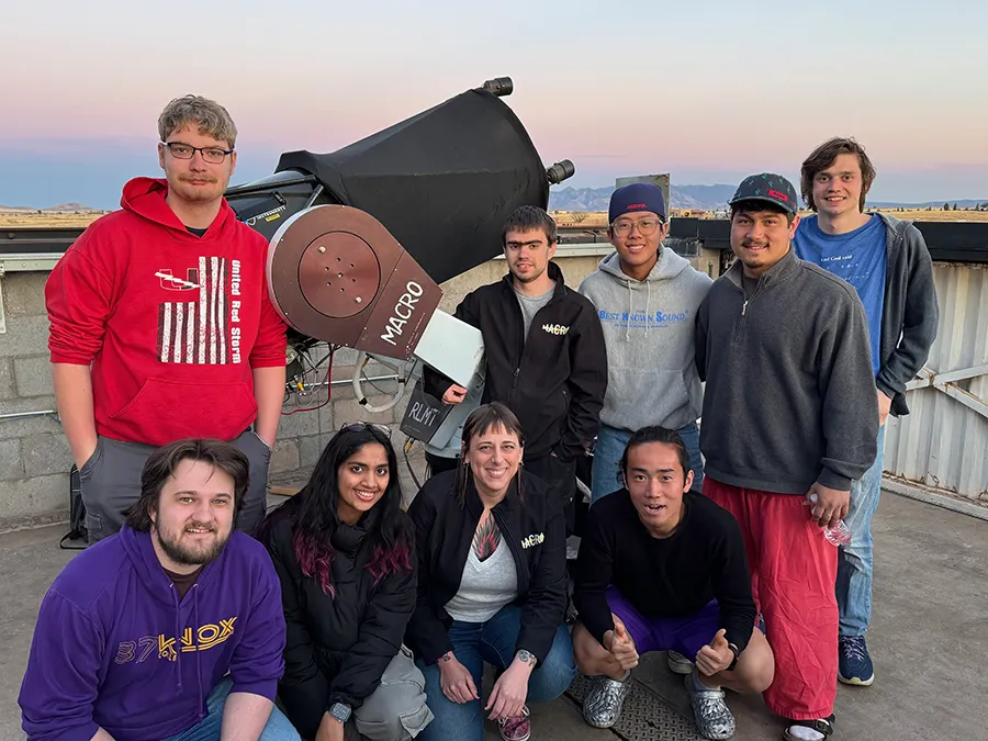 This is the spring group gathered around the RLMT (Hunter Marston ('27), Henri Reno ('25), Naysha Jain ('26), Nathalie Hauberg, Alex Fluegel, Manu Mariano ('25), Arito Nakamichi ('26), Thanuwat Kraiwan ('25), Isaac Groene ('26).