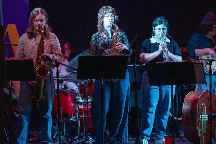 Members of the Cherry Street Combo perform at Jazz Night.