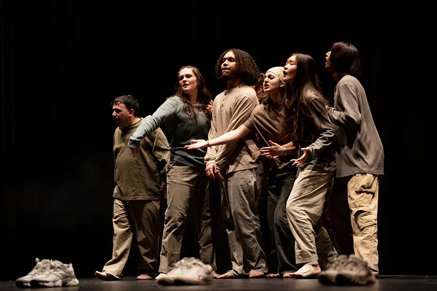 Knox College students present their show at The Orpheum Theatre.