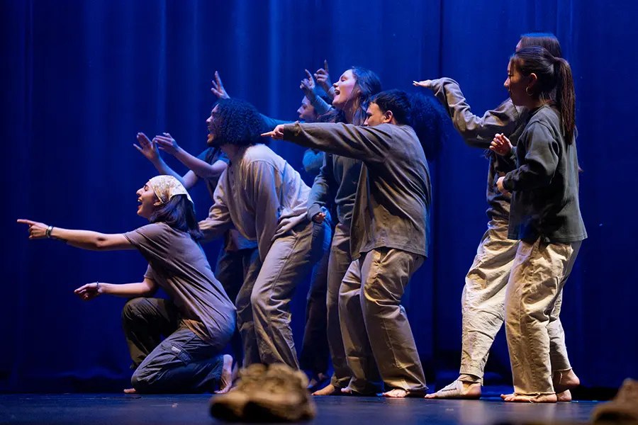 Knox College students present their show at The Orpheum Theatre.