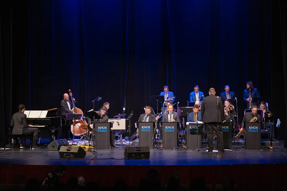 The Baga Big Band performs at the Orpheum Theatre as part of Rootabaga