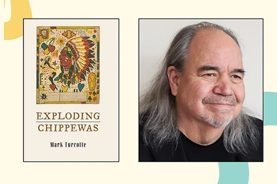 Mark Turcotte headshot is shown along with the cover of his book