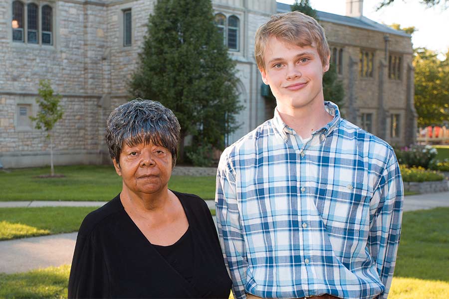 Alex Crawford '22 planned and implemented a tribute to Dr. Elizabeth Eckford and the Little Rock Nine.