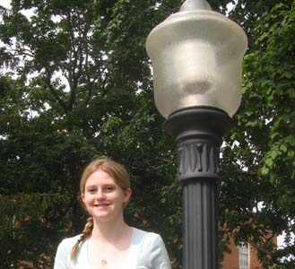 Amy LaBudde plans on graduating after only 3 years of study at knox.