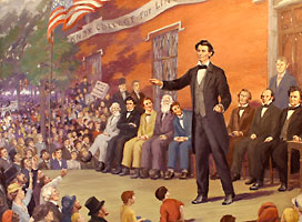 1858 Lincoln-Douglas Debate at Knox College