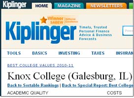 Kiplinger's College Rankings