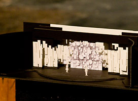 Model of set for Angels in America