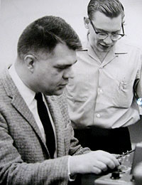 Harry Neumiller and student