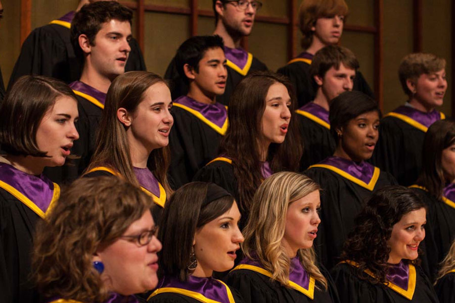 The Knox College Choir performs concerts all over the country and the world.