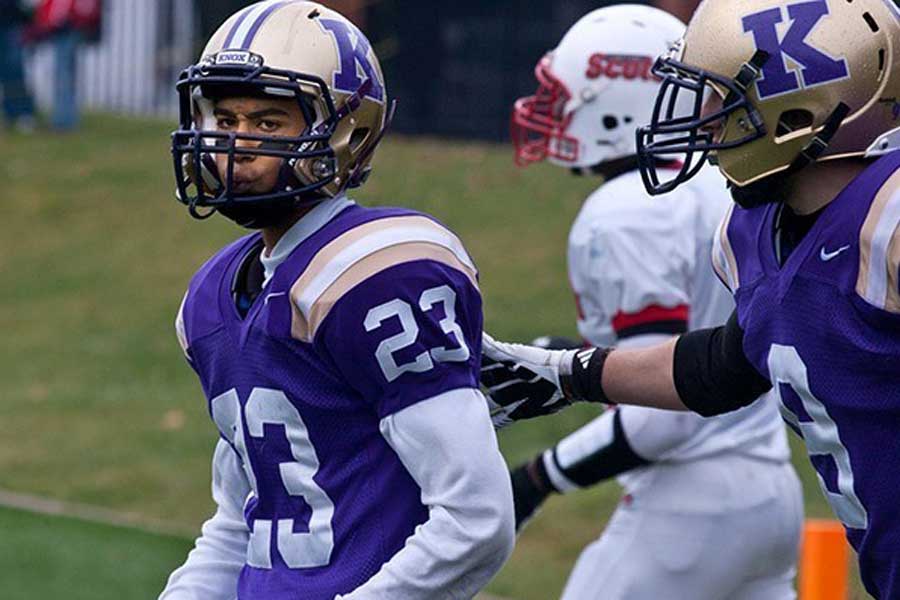 Knox football player Chaz Benton's ability to speak Spanish came in handy when he traveled to Mexico for a game