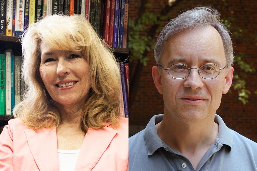 Diana Beck, educational studies, and Kevin Hastings, mathematics, named to endowed chairs