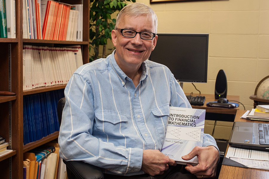Kevin Hastings '76, Rothwell Stephens C. Distinguished Professorship in Mathematics, with his new book