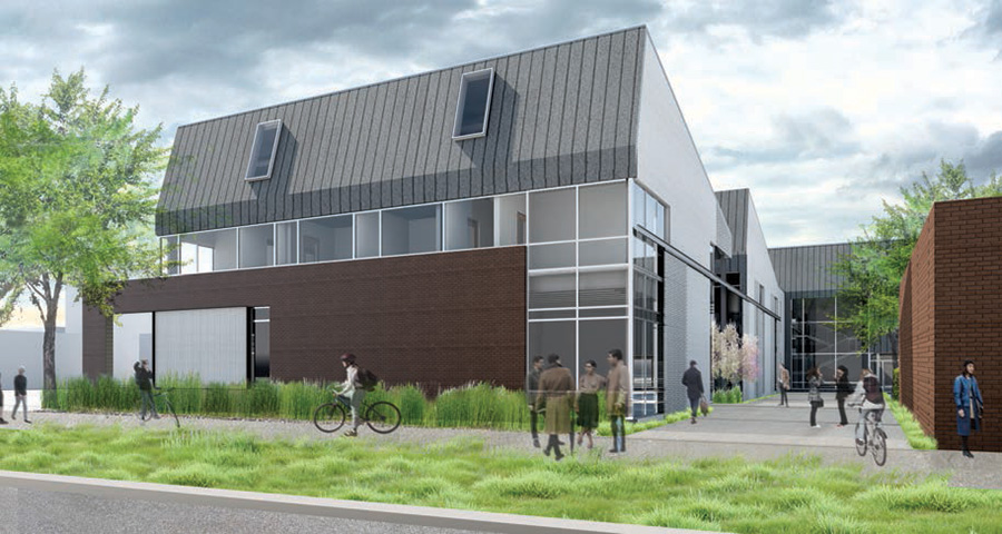 Rendering of the Whitcomb Art Building