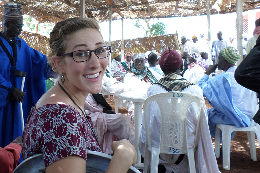 Knox alumni and former Peace Corps volunteer: Joyce Hall '11