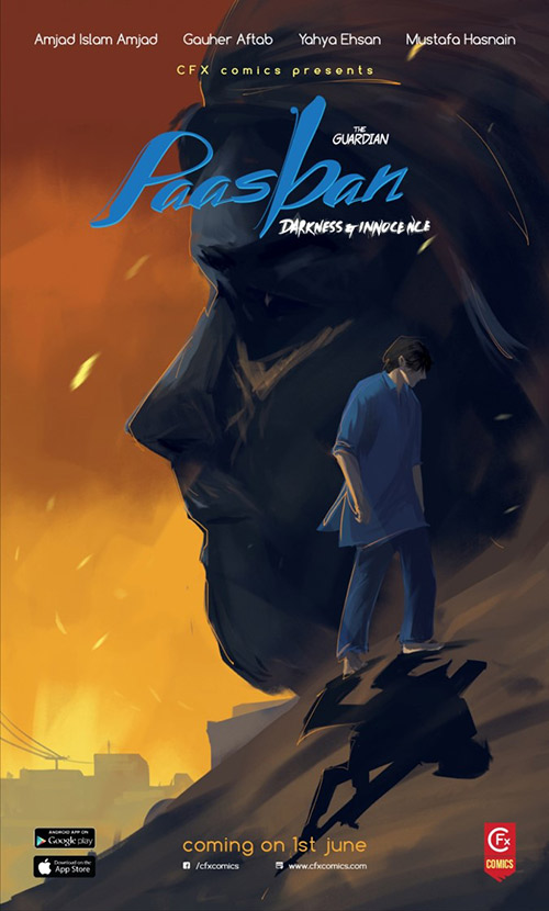 Cover of the comic "Paasban -- The Guardian"