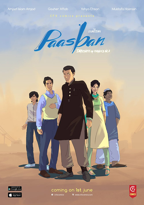 Cover of the comic "Paasban -- The Guardian"