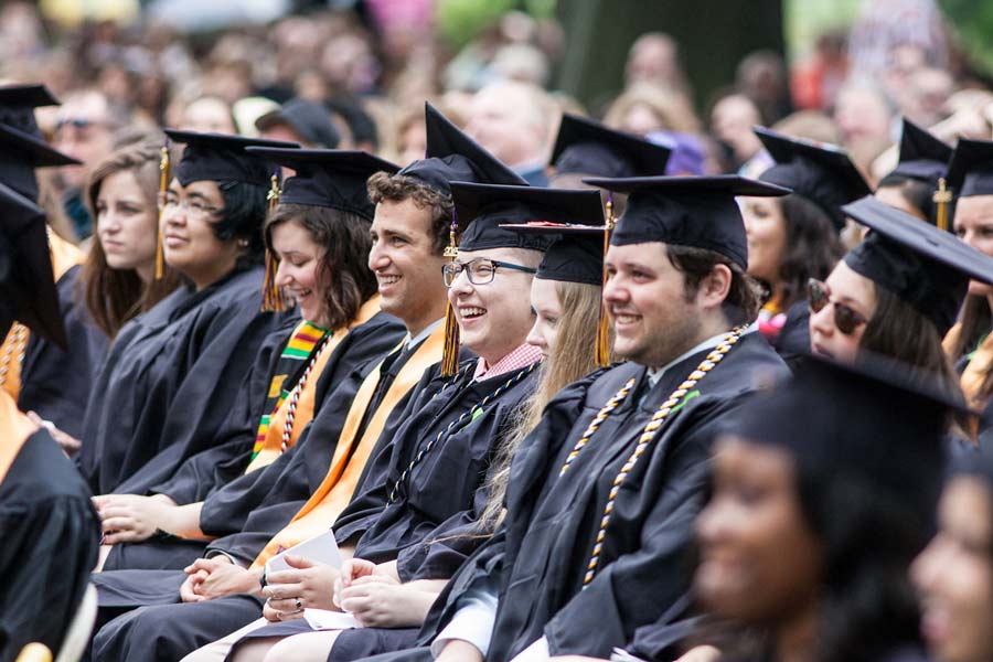 About 300 seniors will receive degrees at Knox College's 2016 Commencement ceremony