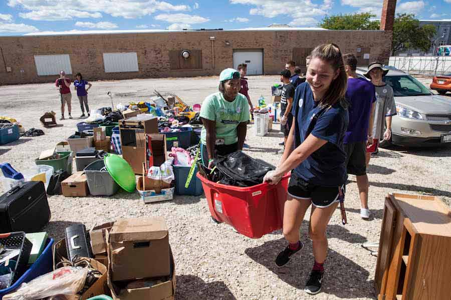 Knox College students contribute thousands of hours of community service, and Knox has earned national recognition for its commitment to community service.