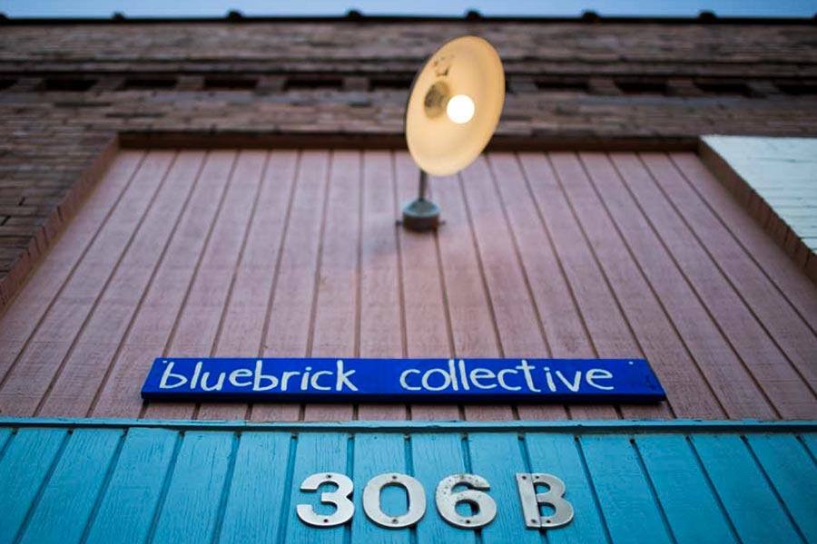 The Bluebrick Collective offers a creative space to the Galesburg and Knox community for workshops and events.