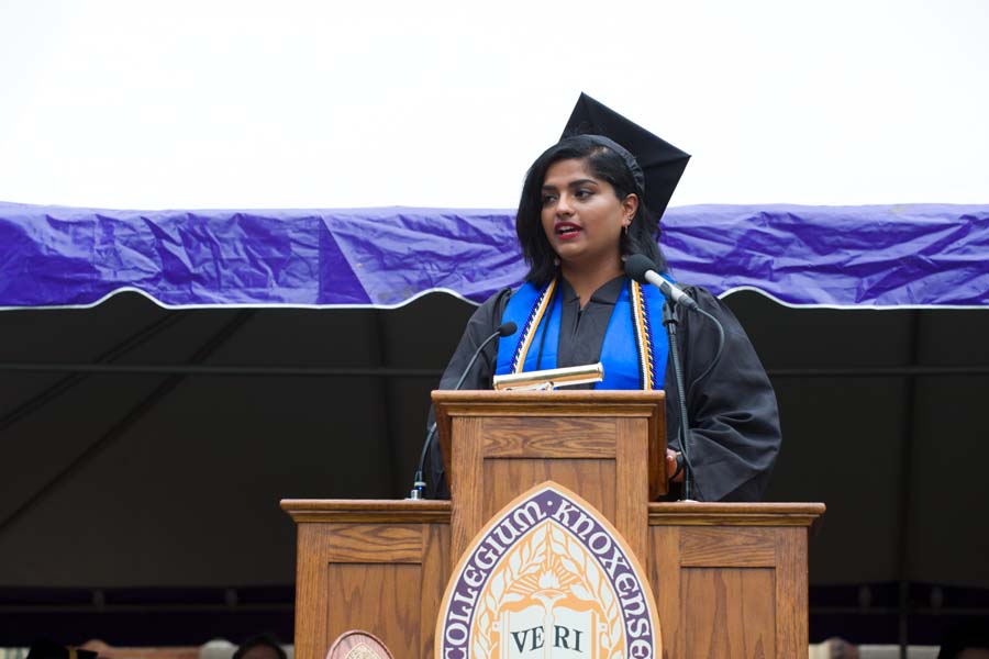 Senior Class Speaker Steffi Antony '17