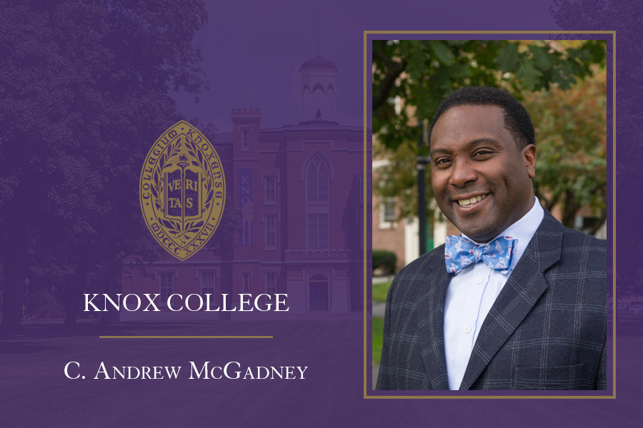 Knox College: C. Andrew McGadney photo