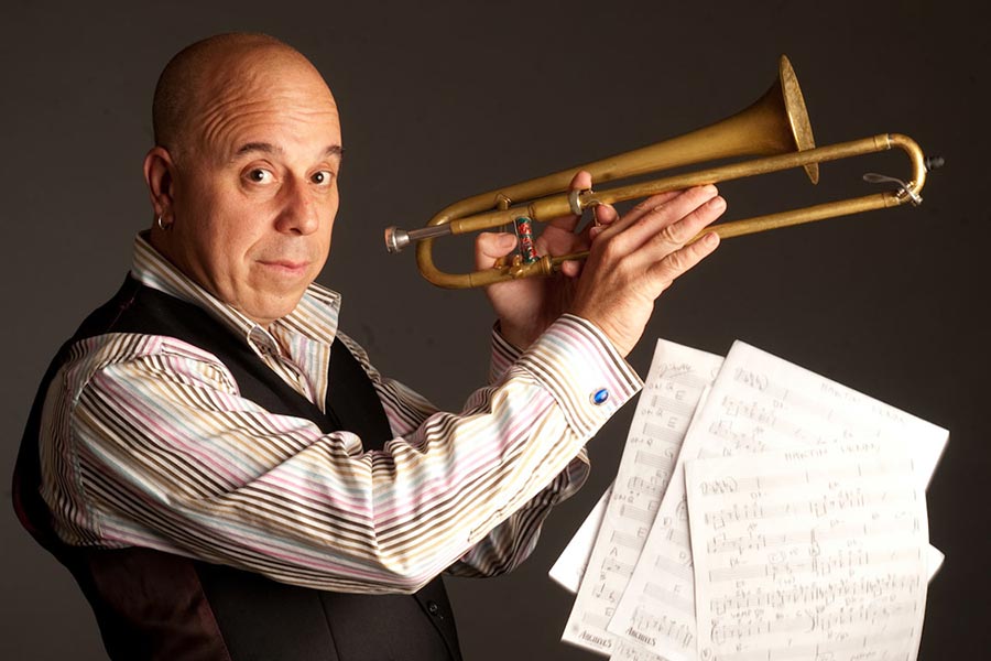 Steven Bernstein, and his slide trumpet, will perform at the Mirza Jazz Residency. 