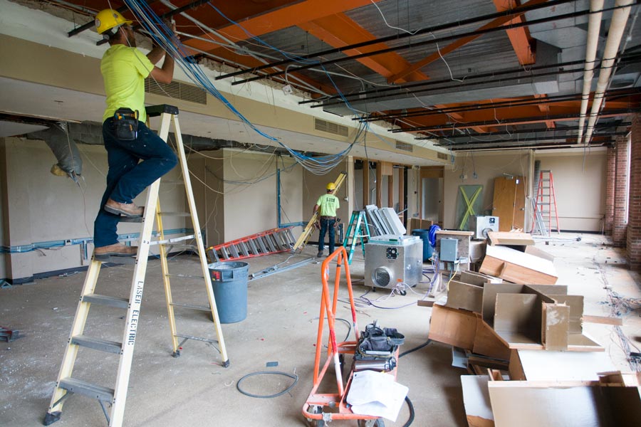 Construction of the Borzello Gallery in CFA