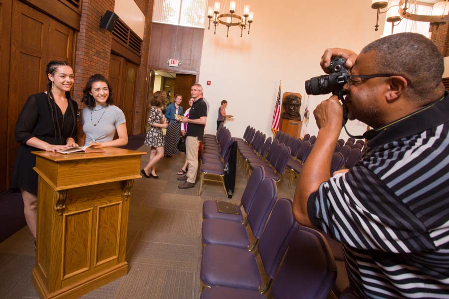 Phi Beta Kappa 2018 induction ceremony at Knox College.