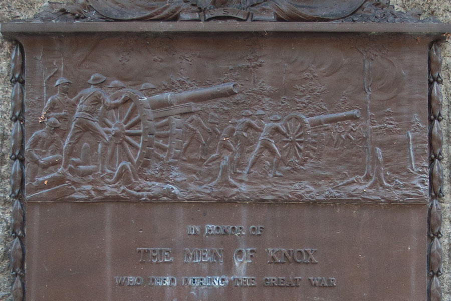 World War I Veterans Memorial at Knox College
