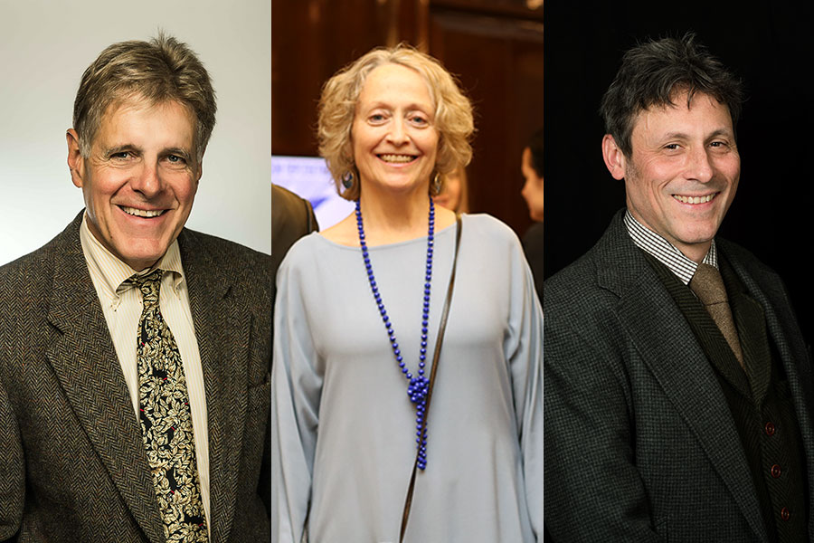 Wlliam Hiatt '72, Alumni Achievement Award winners William Hiatt ’72, Denise Roza ’83, and Stefano Viglietti ’91