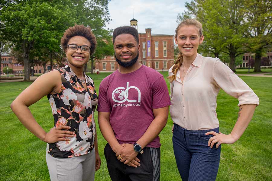 Students attended the diversity abroad conference to network with professionals and engage in critical dialogue about their study abroad experiences.
