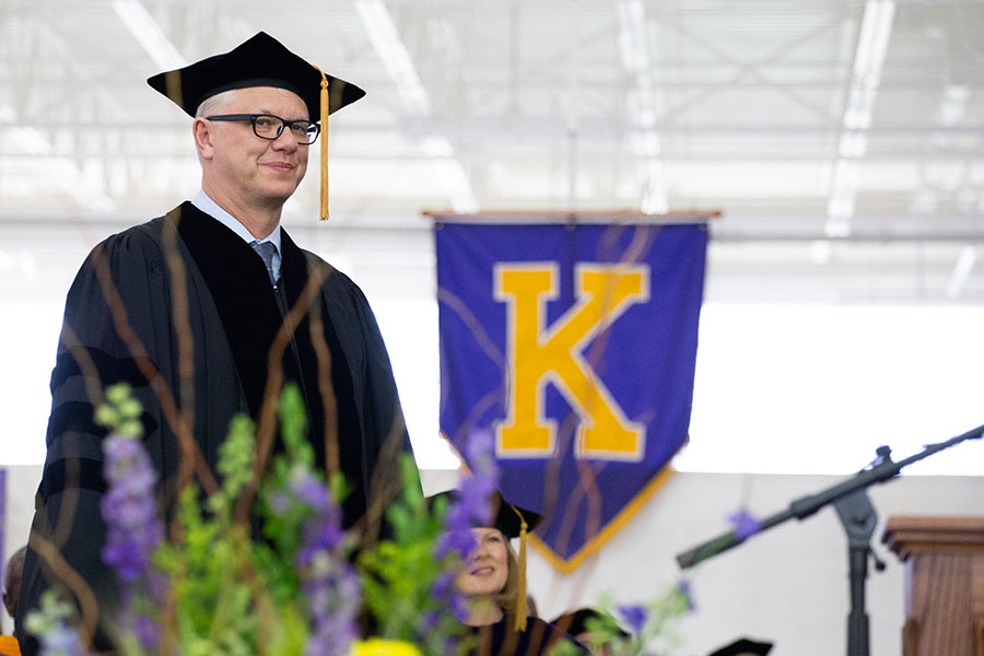 Matt Wilson was awarded an honorary degree at Knox College Commencement 2019.