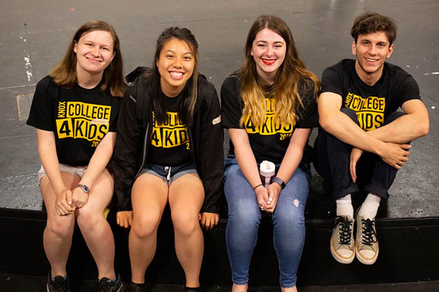 Knox Grads and Students Contribute at 2019 College for Kids 