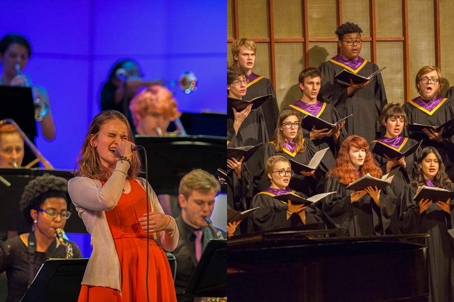 During Knox College's 2019 spring break, two premier musical groups—the Knox College Choir and the Cherry Street Combo—will perform on the road.