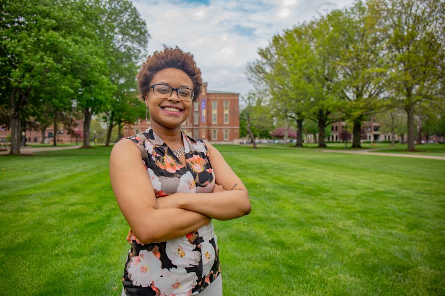 Deja Jenkins '19 at the Diversity Conference 2019