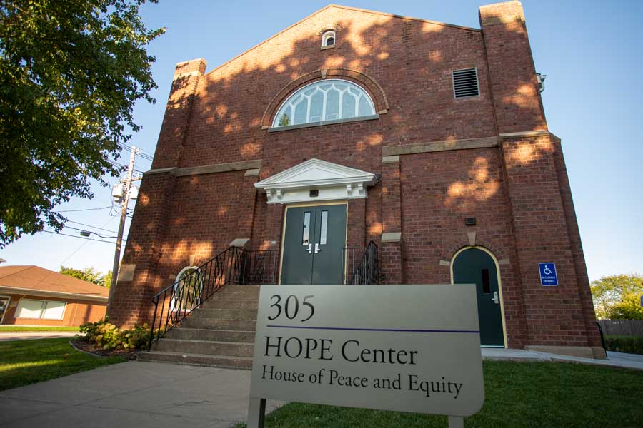Scenic shot of HOPE Center at Knox College