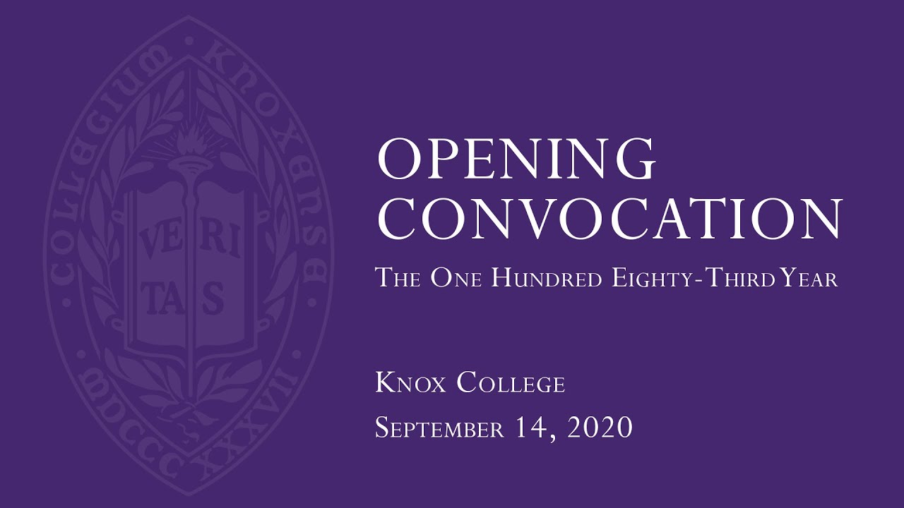 2020 Opening Convocation