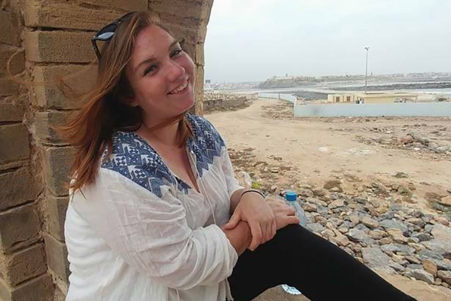 Kati Stemple '16 is in Morocco serving for the Peace Corps.
