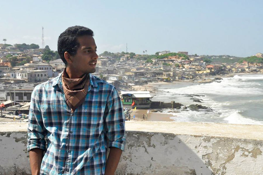 Swapnil Mishra worked in Ghana to bring a clean water system to a local village.