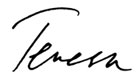 Teresa Amott Signature