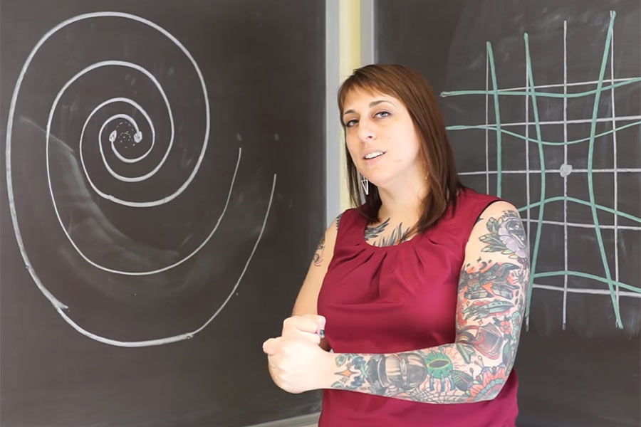 Assistant Professor of Physics Nathalie Haurberg gives a short explanation about gravitational waves and how they were detected.