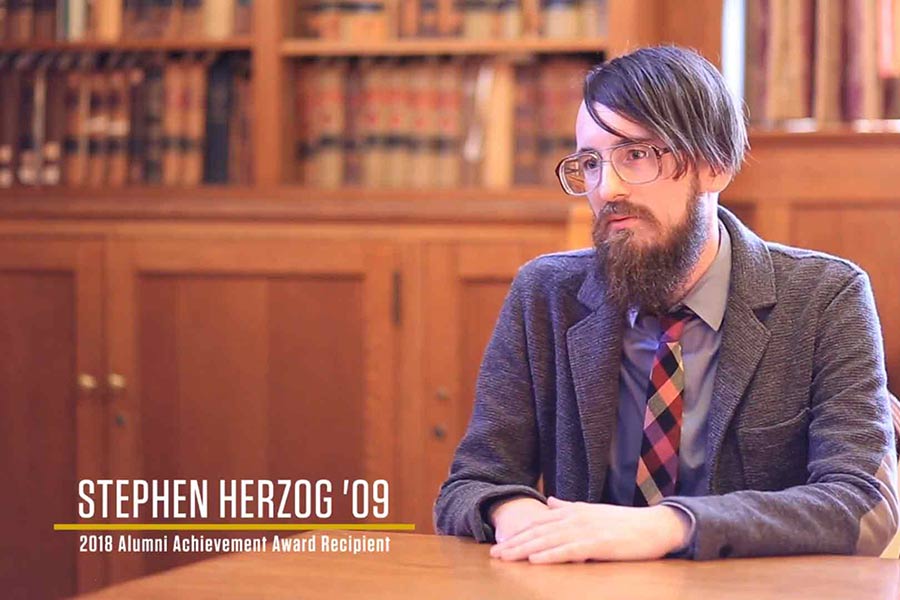 A Knox Magazine Exclusive: Stephen Herzog '09