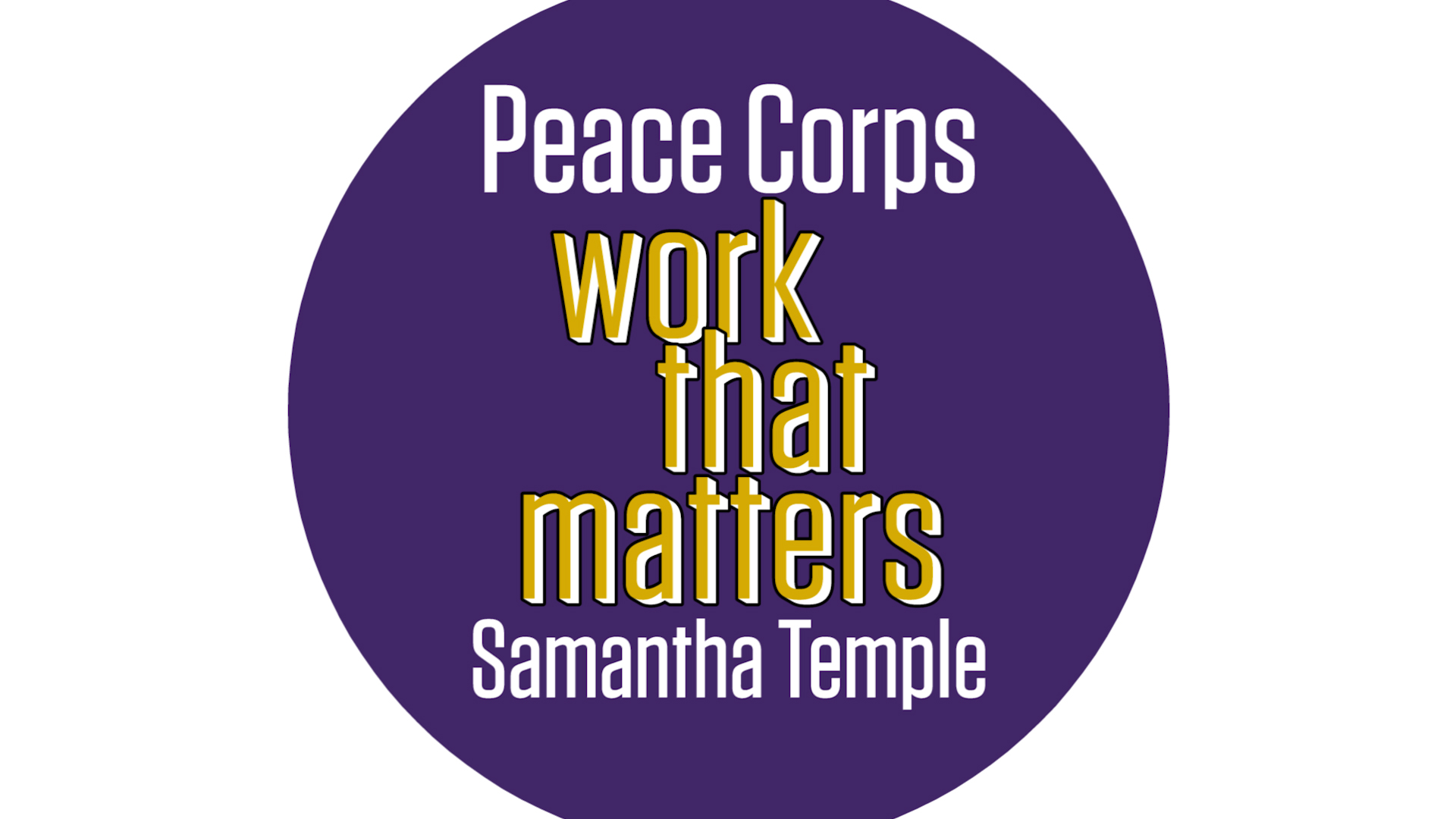 Knox Alum Samantha Temple Talks Peace Corps