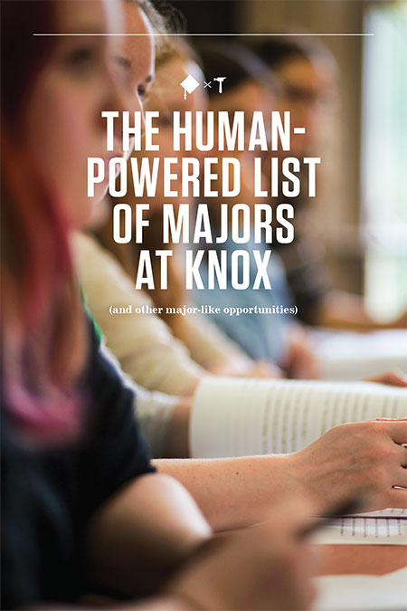 The Human-Powered List of Majors at Knox